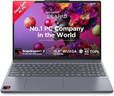 Lenovo IdeaPad Slim 3 with 1Yr ADP Snapdragon X - (16 GB/1 TB SSD/Windows 11 Home)