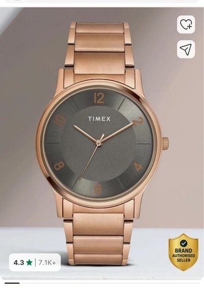 TIMEX Grey Dial Analog Watch For Men at 930