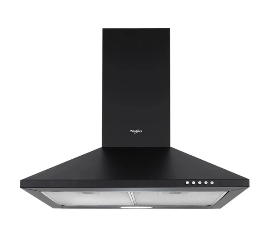 Whirlpool CLASSIC PLUS CF 60 BK HOOD 900 CMH 60 cm Pyramid 60 CM | 5 Years Motor Warranty | 3 Layer Mesh Filter Powerful Suction |Low Noise | LED Lamp