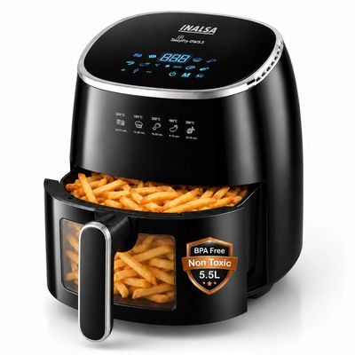 Inalsa Tasty Fry DW 5.5, 1600W, Digital, Electric with LED Displa...more