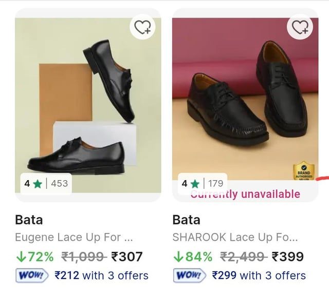 Upto 86% Off On Bata Footwears