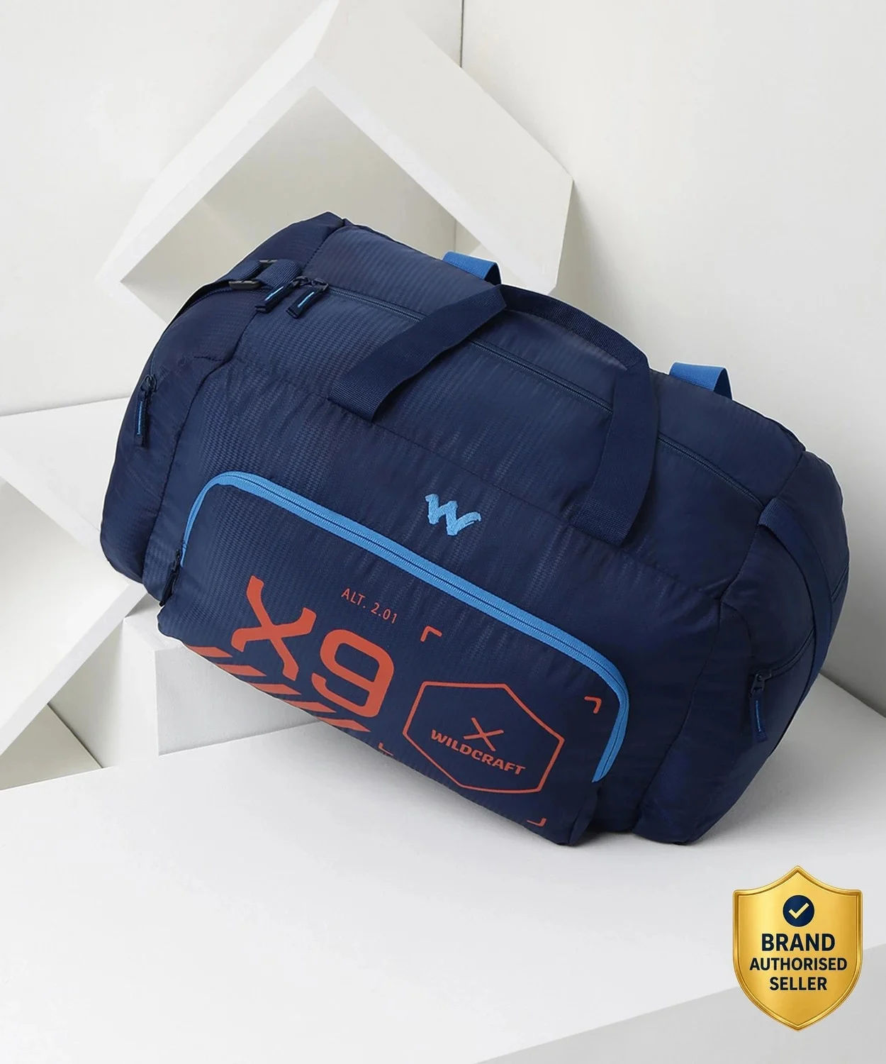 Wildcraft 25 L Hand Duffel Bag - Flip Duf 2.0 - Blue - Regular Ca...more