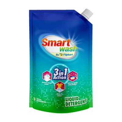 Smart Wash by Flipkart 3 In1 Action Fresh Liquid Detergent (1 L)