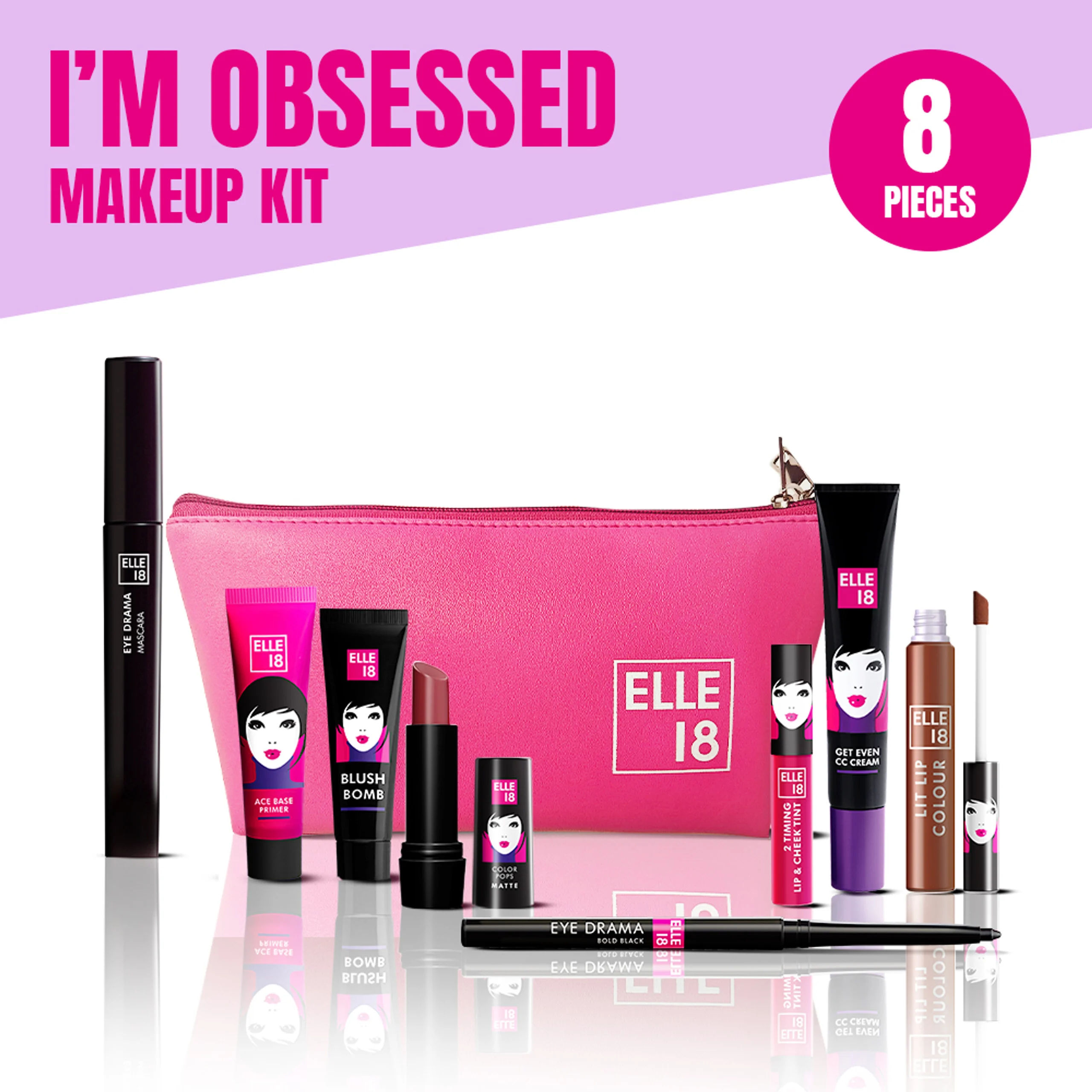 Elle 18 I'M Obsessed Makeup Kit For Complete Look