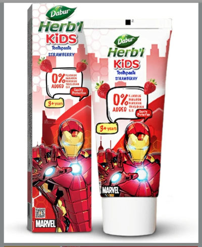 Dabur herb'l kids Iron man toothpaste 80gm