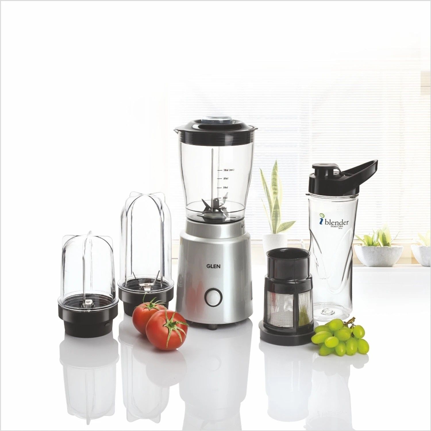 Glen SA4048MF 350 W Juicer Mixer Grinder (Active Blender | 4 Jars...more