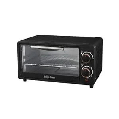 Surya Flame ZOLO 10 Ltr Oven Toaster Griller (OTG) Black - with Rotisserie,Auto-Shut Off, Heat-Resistant Tempered Glass, Multi-Stage Heat Selection | Bake, Grill, Roast | Easy clean