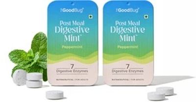 The Good Bug Post Meal Digestive Mint- Peppermint Peppermint Tabl...more