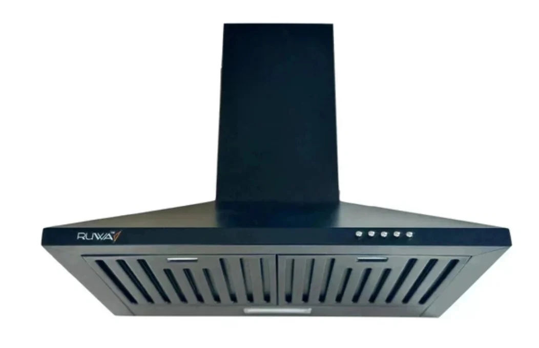 RUWA VIVA 60 BLACK 1000 CMH 60 cm Chimney (Wall Mounted, Black)