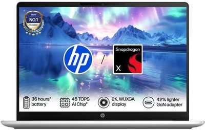 HP Omnibook 3 Next Gen AI PC Snapdragon X - (8 GB/512 GB SSD/Wind...more
