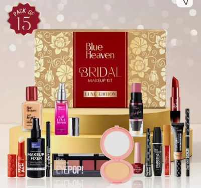 Bridal Makeup Kit Luxe Edition Makeup Gifting Combo Set for Women - Pack of 15