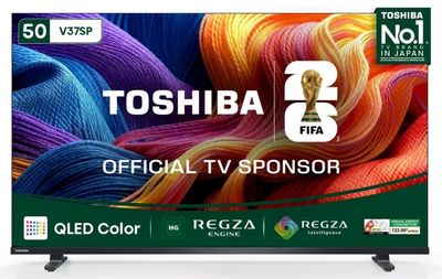 TOSHIBA V37SP 126 cm (50 inch) QLED Full HD Smart VIDAA TV 2026 Edition with QLED Color, REGZA Engine, REGZA Intelligence+, Game Mode, REGZA Power Audio, Designed in Japan (50V37SP)