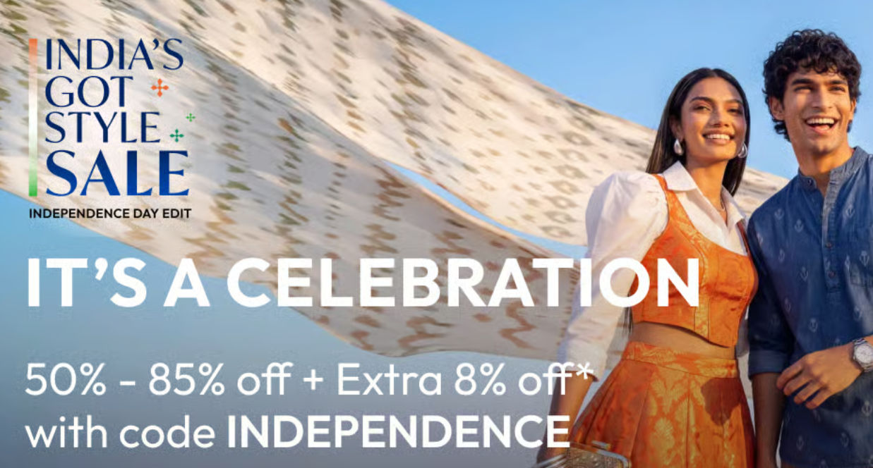 Tatacliq Independence Edit India's Got Style sale
