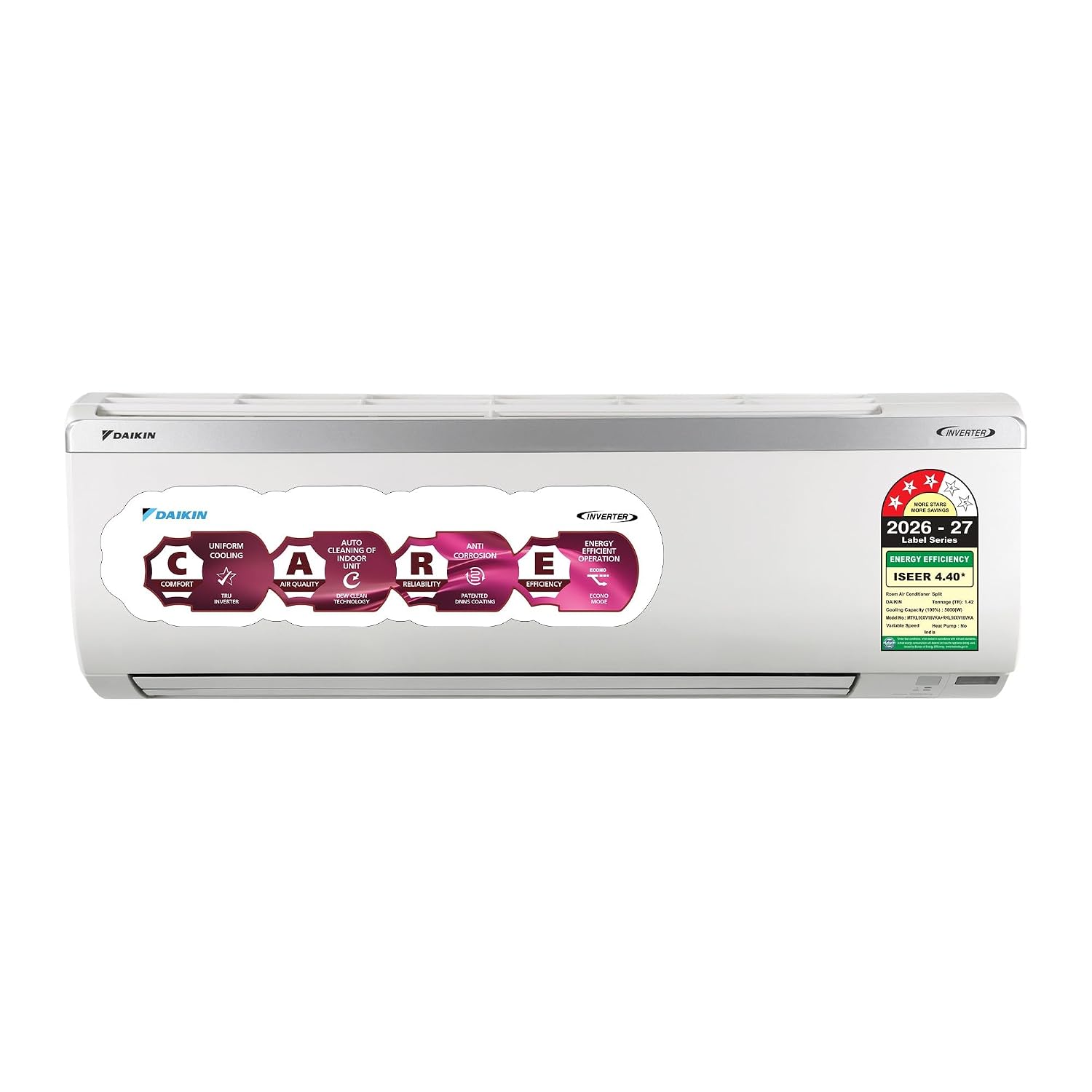 Daikin 1.42 Ton 3 Star Inverter Split AC