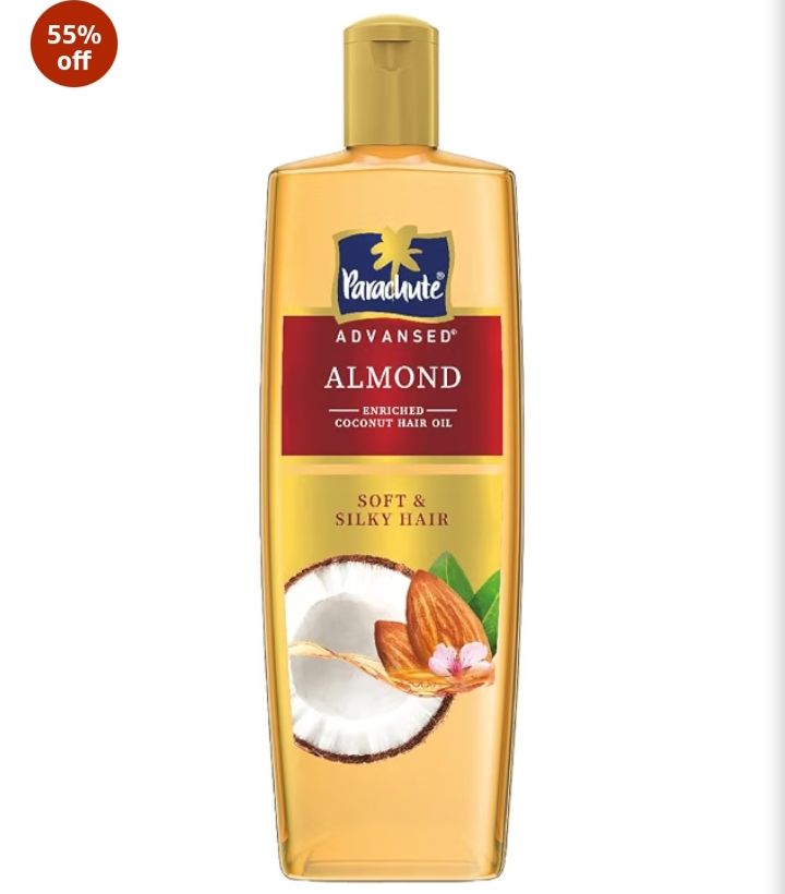 Parachute Advansed Almond enriched Coconut Hair Oil with Vitamin E, 100ml