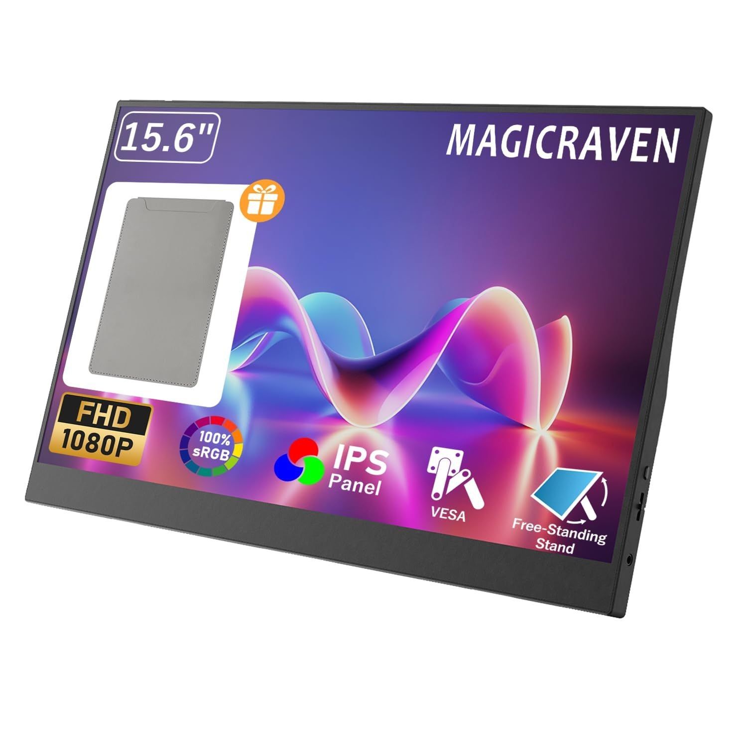 Portable Monitor, Lightweight IPS Laptop Screen Extender