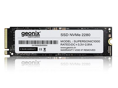 GEONIX 512GB M.2 NVMe SSD, 2280 SATA III (6Gb/s), Read Speed - Up to 2650 Mbps, Write Speed - Up to 2000 Mbps, Internal Solid State Drive(SSD), (5years Warranty)
