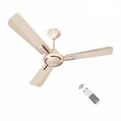 Havells 1200mm Ambrose BLDC Motor Ceiling Fan | (Pack of 1, Gold Mist Wood)