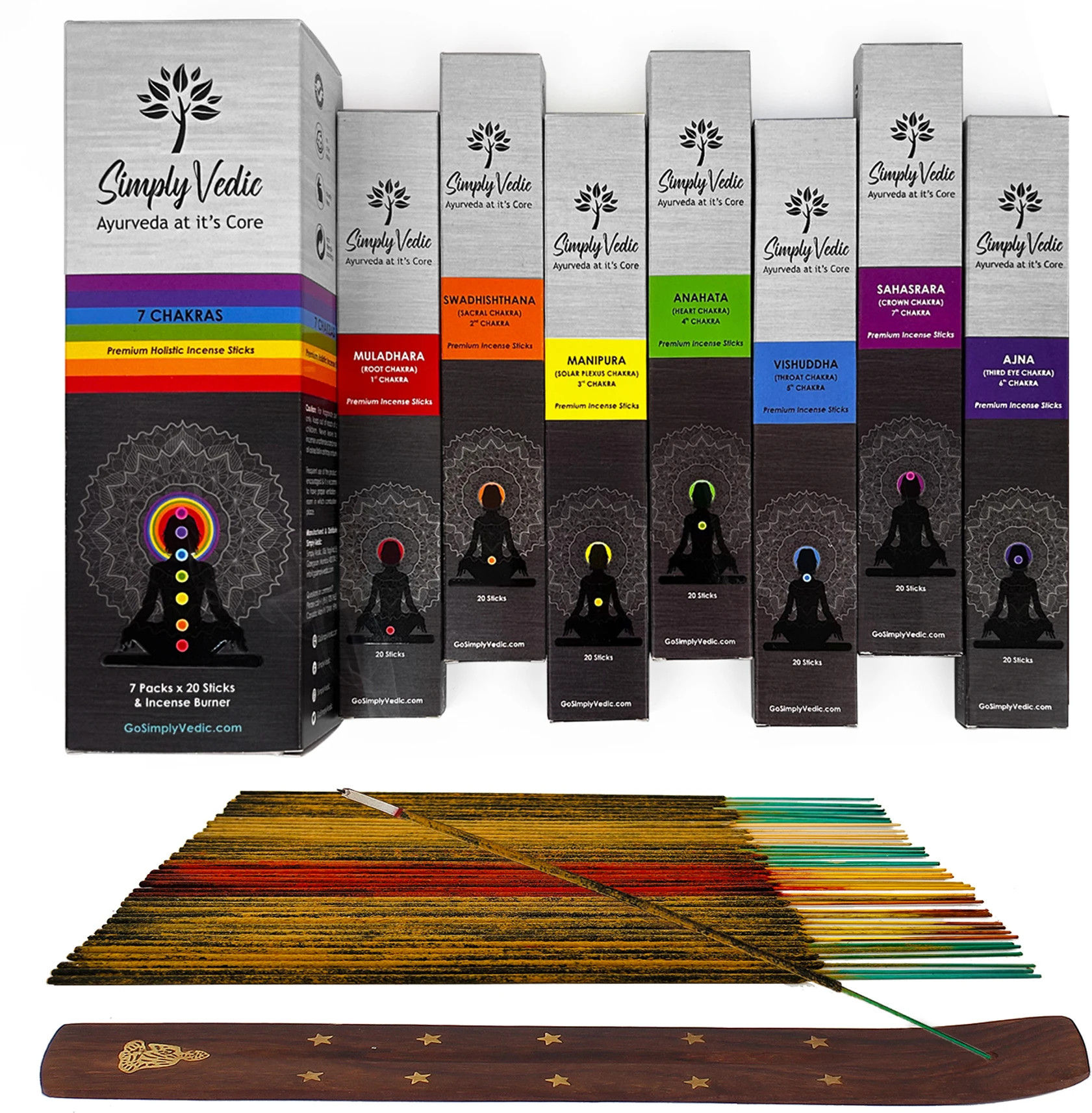 HISTORICAL LOWEST PRICE EVER! Simply Vedic 7-Chakra Agarbatti @ ₹353 Only | 75% OFF
