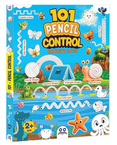 Tracing Books for Kids | 101 Pencil Control Activities | Early Learning | Age 2-5 Years