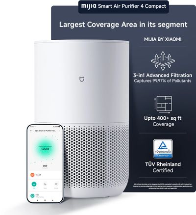 Mijia by Xiaomi Smart Air Purifier 4 Compact I 100 Sq.ft. in 6