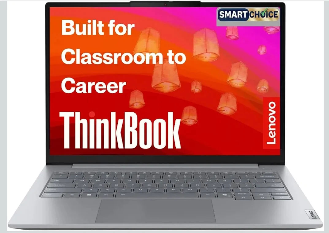 Lenovo Smartchoice ThinkBook 14, Intel Core 5 210H, 16GB RAM, 512GB SSD,Fingerprint, Backlit, 400Nits,Laptop