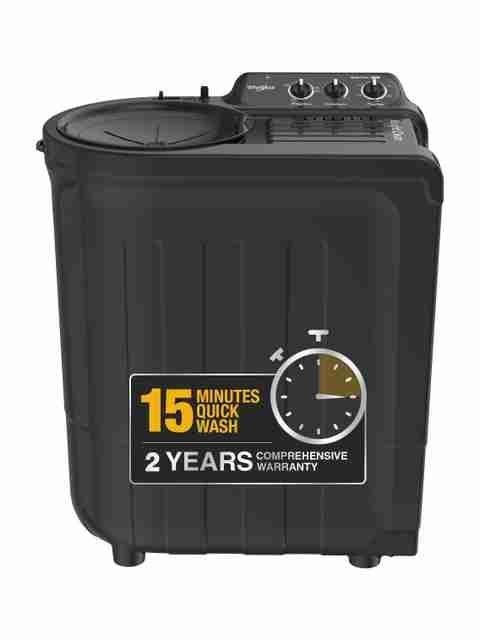 Whirlpool 7 kg 5 Star with Ace Wash Station, 1400 RPM Speed and Rust Proof Semi Automatic Top Load Grey (MAGIC CLEAN 7.0 GREY DAZZLE (5YR))