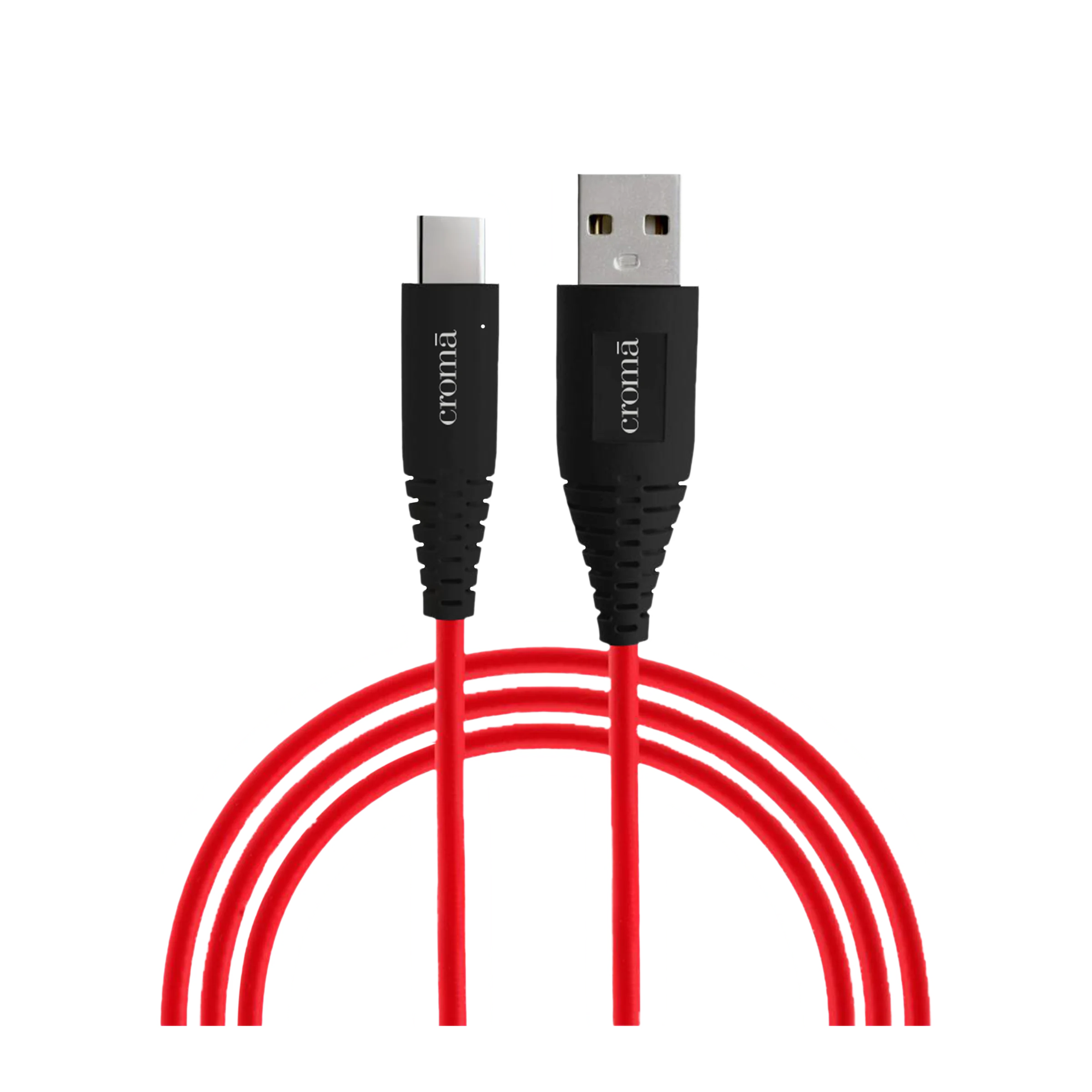Croma Type A to Type C 3.3 Feet (1M) Cable (Dash & Warp Protocols, Red)