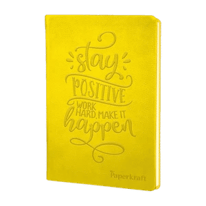 Paperkraft Designer Series with PU leather A5 Diary Unruled 192 P...more