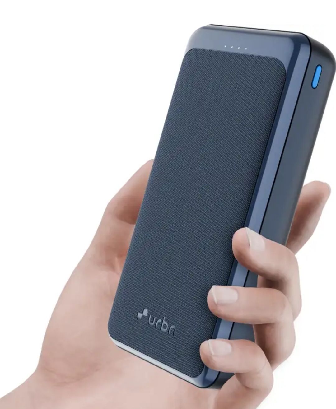 URBN 20000 mAh 35 W Compact Power Bank (Blue, Lithium Polymer, for Mobile, Smartwatch, Earbuds, Tablet)