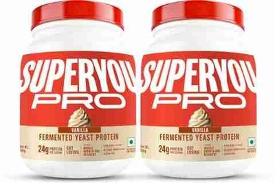 SUPERYOU Pro Fermented Yeast Protein, 24g Protein, Gut Friendly, Superior Muscle Recovery Plant-Based Protein (1 kg, Vanilla)