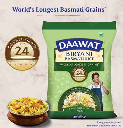 Daawat biryani basmati rice