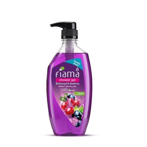 Fiama Shower Gel Body Wash Blackcurrant & Bearberry, 750ml | Moisturizing Body Wash with Skin Conditioners | Soft, Smooth & Radiant Skin