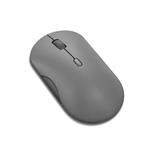 Lenovo 350 Bluetooth Silent Mouse, Dual Device Connectivity via Bluetooth 5.3, Upto 5million Button Clicks, 2400 DPI, IR Optical Sensor, Advnaced Dynamic Scroll, 36 Month Battery Life, Luna Grey