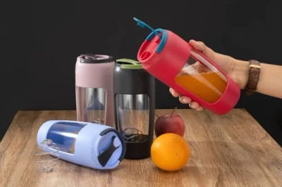Shake N Juice Bottle for Protein Shake (700ml) (Multicolors) [30% Coupon]