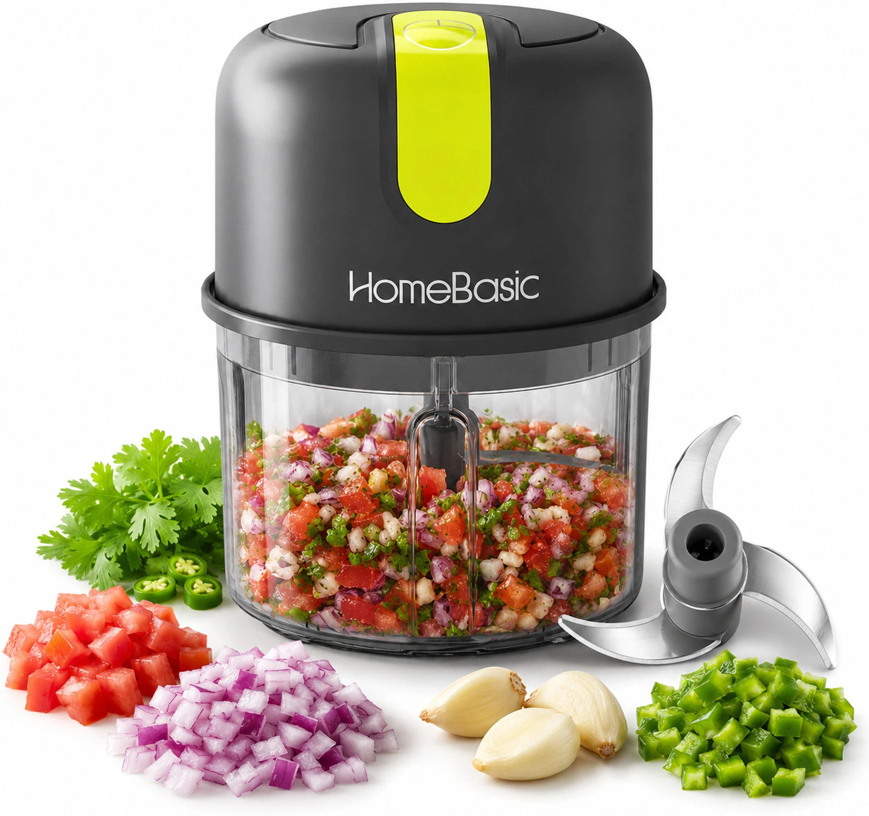 HOMEBASIC 250ml Mini Chopper @ ₹430 Only | 71% OFF on ₹1,499 MRP | USB-C Rechargeable!