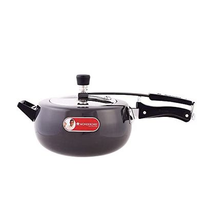 Wonderchef Taurus Hard Anodized Inner Lid Pressure cooker, 5 liter
