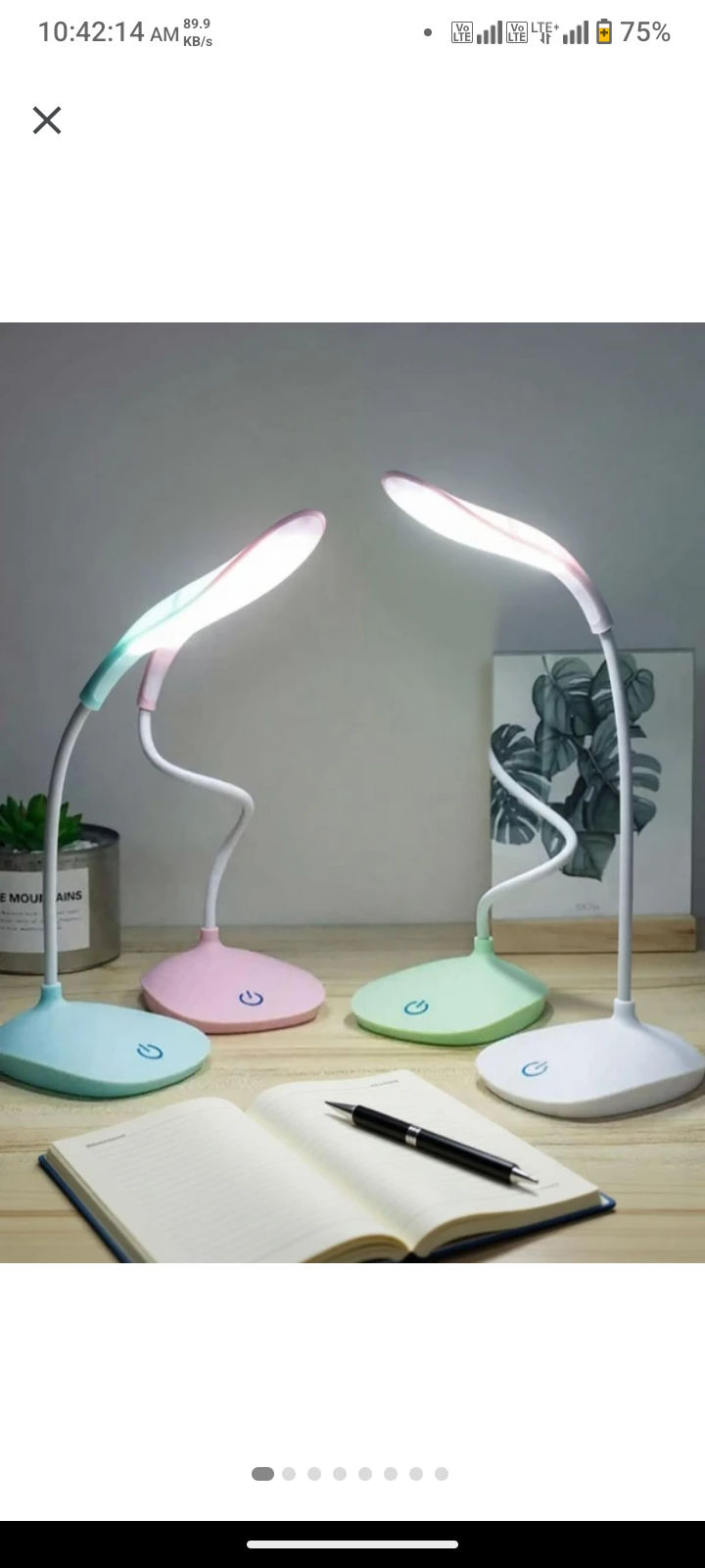 Rechargeable Emergency Table Lamp / Student Reading Light Study Lamp