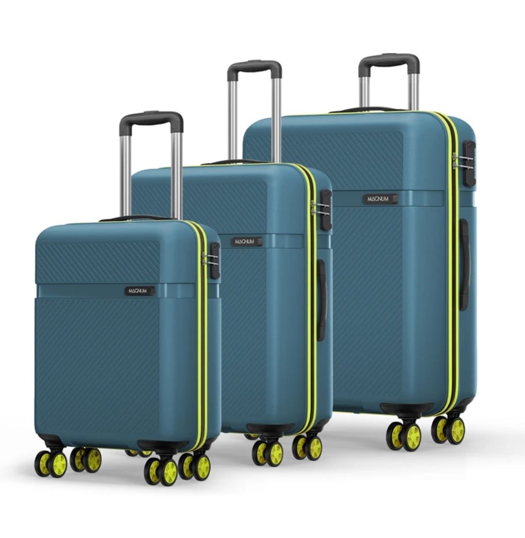 Magnum by Safari Hard Body Set of 3 Luggage 8 Wheels - Magnum Fury of 3 (S|M|L)