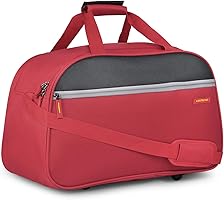 Aristocrat Enigma Red 52 Cm Polyester Softsided Cabin Size Duffle Bag