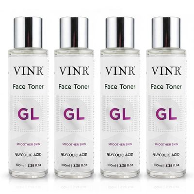 VINR 7% Glycolic Acid Toner Pack of 4