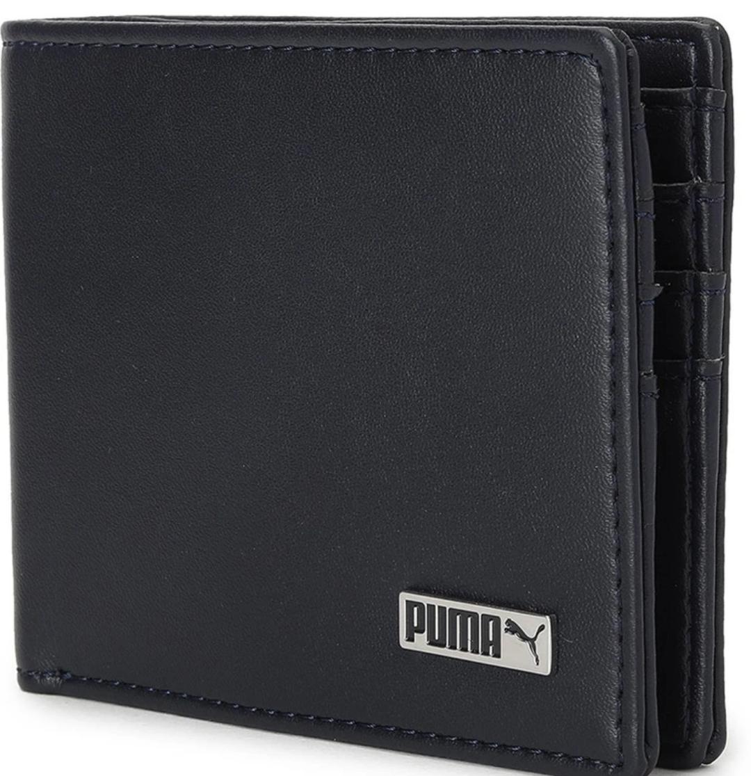 Puma Men Blue Artificial Leather Wallet - Regular Size