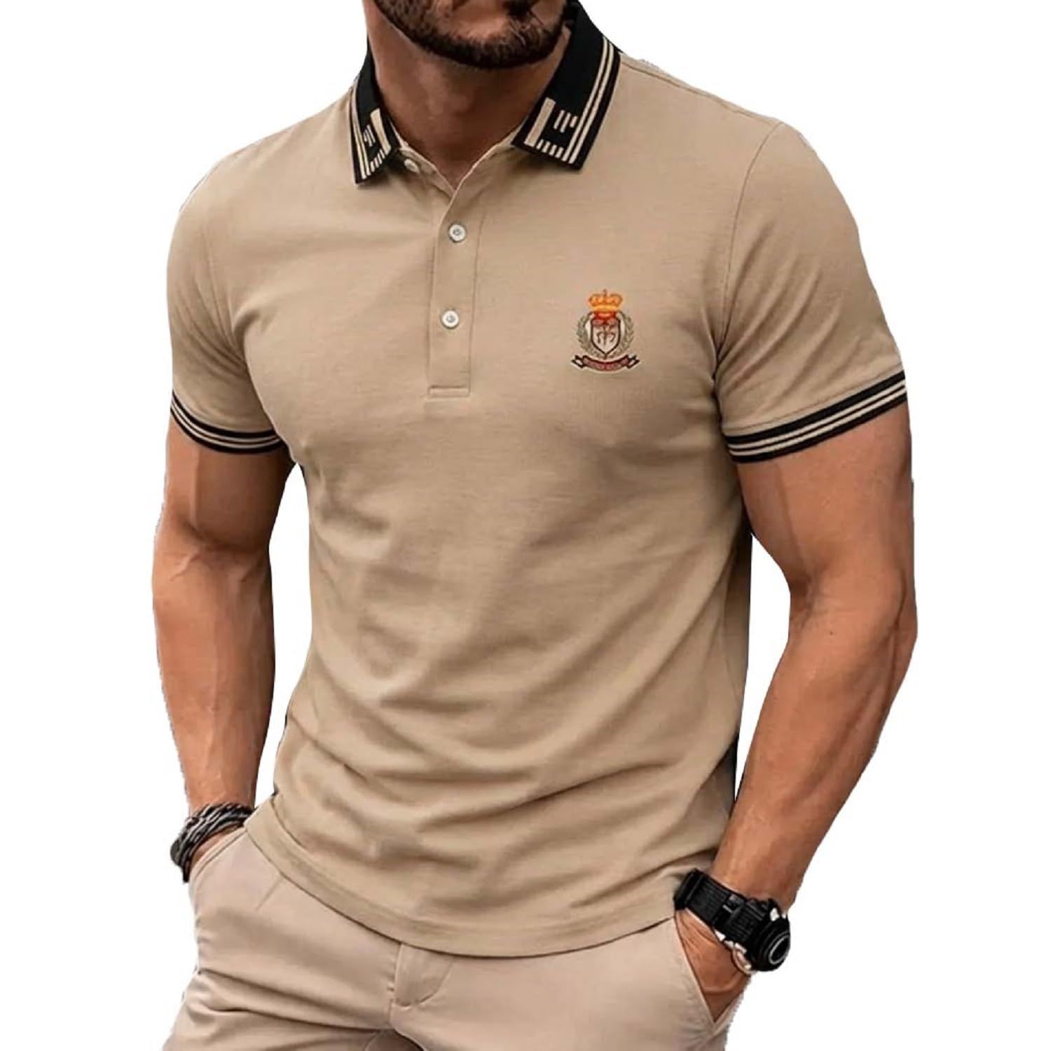 Lymio Polo T Shirt for Men || T Shirt for Man || Collar T-Shirts Style Men (Packs Also Available) (109-112)