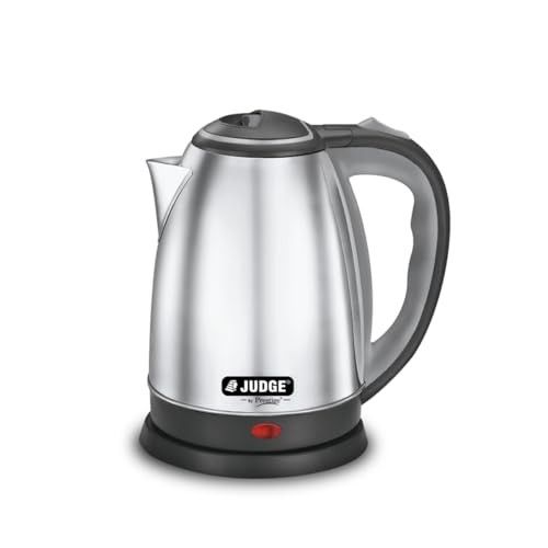 Judge by Prestige ACE 1.5 L Stainless Steel Kettle with Concealed Element and Detachable Power Base