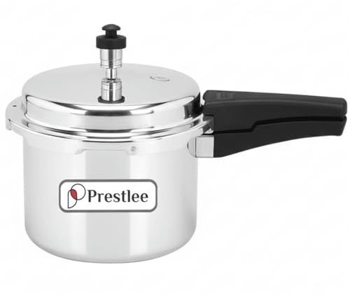 Prestlee 3L Aluminium Induction Base Pressure Cooker Outer Lid Gas Stove