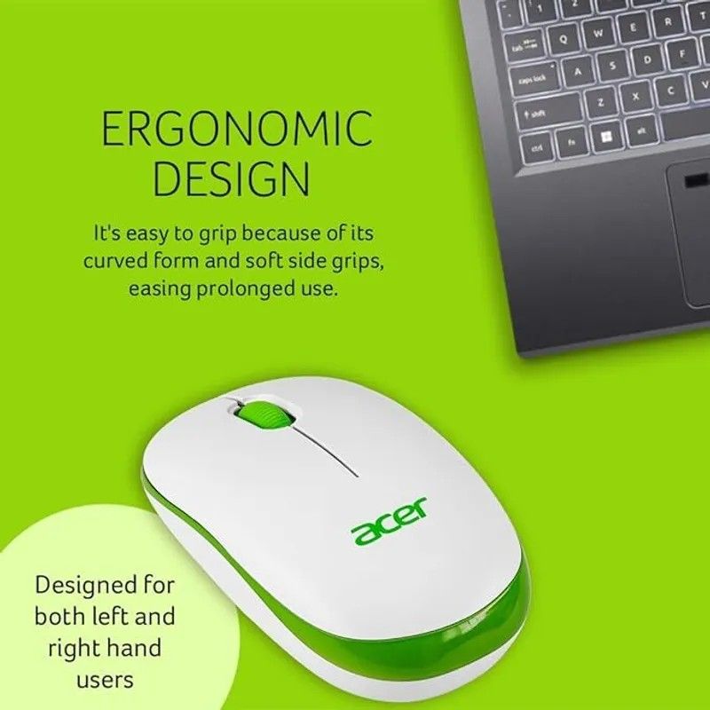 Acer ACR-WRLS/ Wireless Mouse Ambidextrous Optical Mouse ACR-WRLS...more