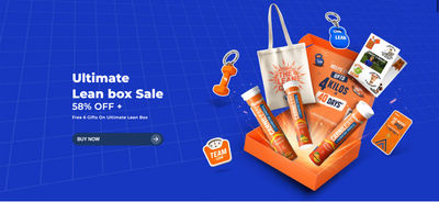 Ultimate Lean Box Sale Pack of 3 - Upto 58% Off | Gold Coin* + 6 Freebies + 60 tablets