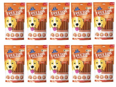 Dr. Pets Pack of 10 Pumpkin Carrot Dog Chew Sticks, Dental Stick [Apply coupon]