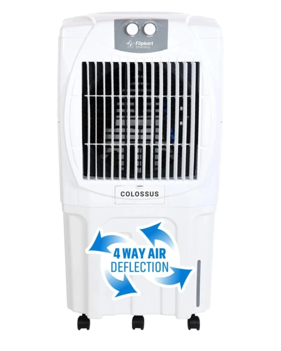 Flipkart 95 L Desert Air Cooler Powerful Air Throw, Honeycomb (White, Grey, Colossus 95)