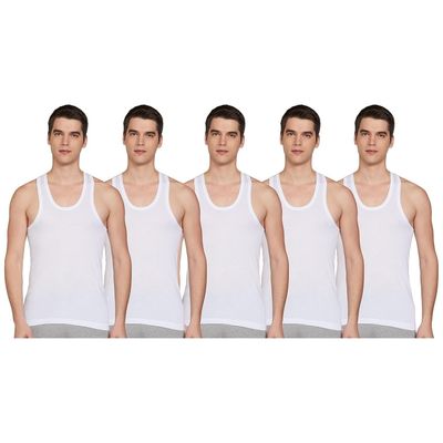 Rupa Men's Coblue Solid Regular Fit Vest